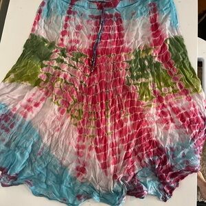 Colorful Tie-Dye Women's Skirt